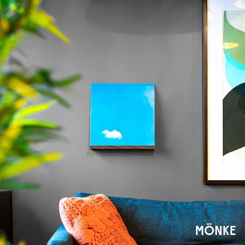 MNKE Vinyl Record Wall Mount - Elegant Solid Wood Display Ledge