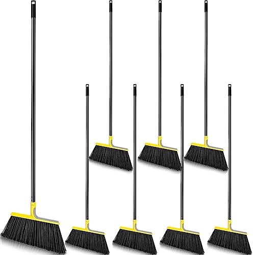 Roshtia 8 Pcs Heavy Duty Broom Set with Long Handle