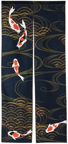 nextdesign Noren Curtain with Nishikigoi Fish Pattern
