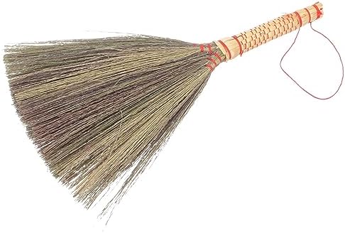 Veemoon Hand-Made Straw Broom for Indoor Cleaning