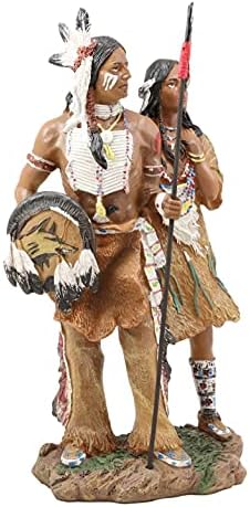 Ebros Gift Tribal Native American Warrior Wife Statue 125 Tall