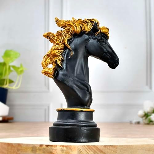 Craftique Soul Horse Face Antique Sculpture Art Decor Showpiece
