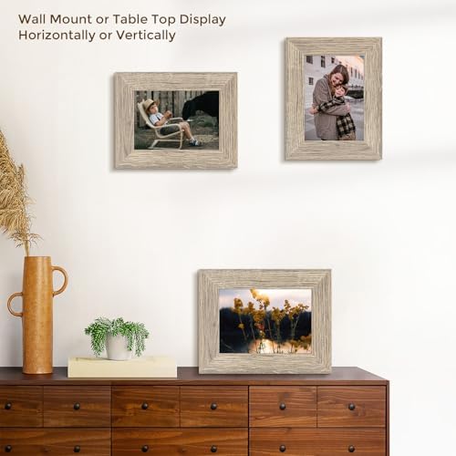Golden State Art 5x7 Picture Frame 2 Pack Beige 1
