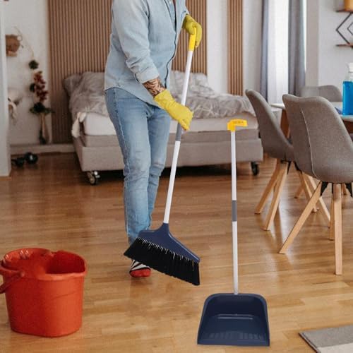 Lurrose Hand Broom with Dustpan Combo Set 1