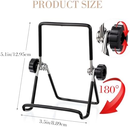 12 Pack Adjustable Book Easel Stand Set