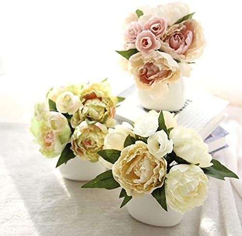 Champagne Peony Bouquet Artificial Wedding Flower