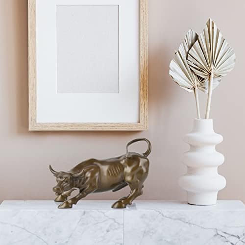 Fairyville Wall Street Bull Statue - 79 Inch Pure Copper Figurine