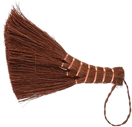 Compact Broom Tool Mini Brown Broom for Home Cleaning