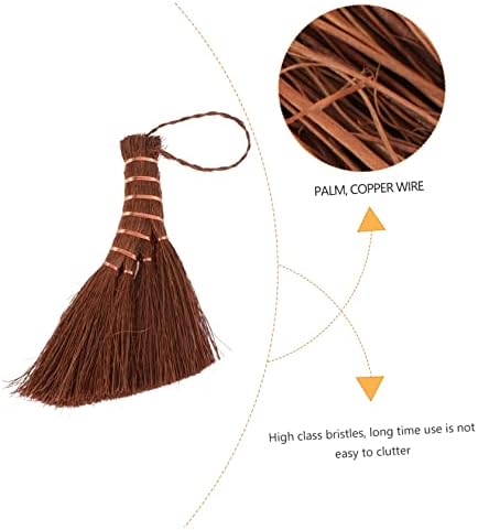 Gogogmee 1pc Natural Palm Broom - Compact Durable for Home Cleaning
