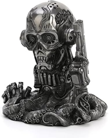 Veronese Design 6 18 Cyberpunk Robotic Octopus Sculpture