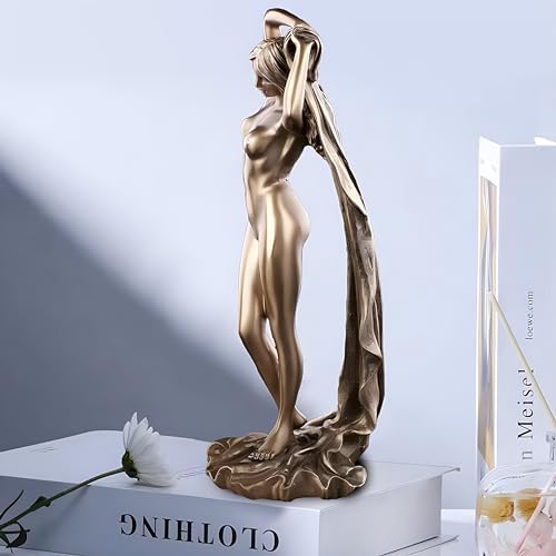 Resin Yoga Goddess Statue Art Bronze Sculpture