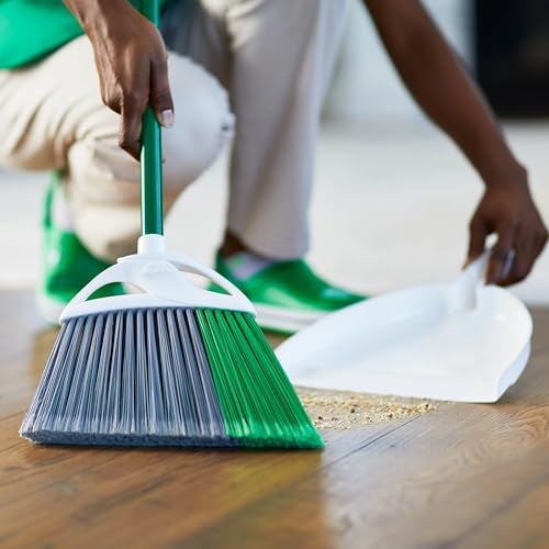 TNLOJI Precision Angle Broom and Dust Pan Set