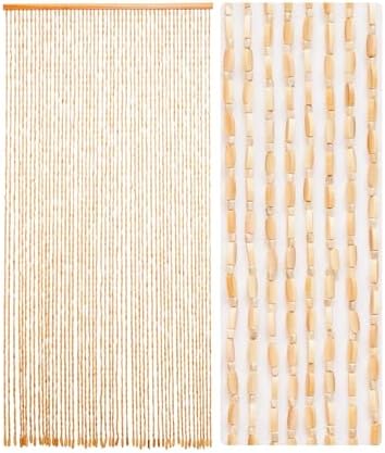 Ezcasch 354 x 79 Bamboo Beaded Curtain for Doorway