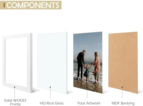 Golden State Art 8x10 Picture Frame Set 5 Packs