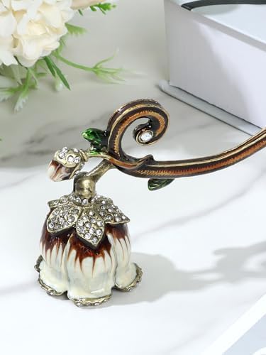 Retro Flower Shape Candle Snuffer with Long Handle