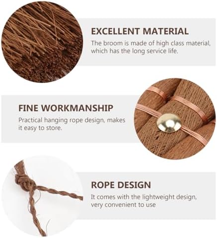 Ipetboom Mini Palm Broom - Natural Hand Broom for Small Spaces
