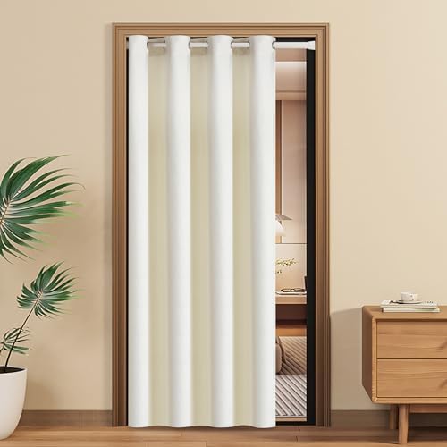 Velvet Door Curtain with Grommet for Privacy and Style