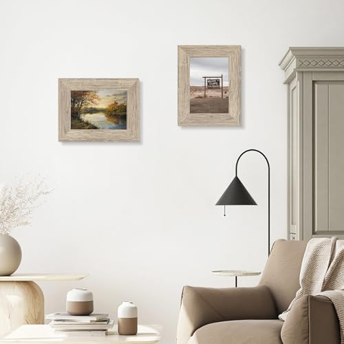 Golden State Art 5x7 Picture Frame 2 Pack Beige 1
