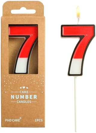 PHD CAKE 276 Inch Cartoon 7 Number Birthday Candles