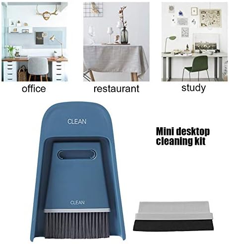 Mini Hand Broom Dustpan Set for Desk and Floor Cleaning