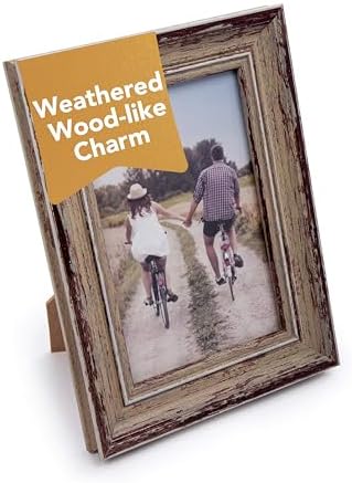 Truu Design Weathered Picture Frame 4x6 Taupe