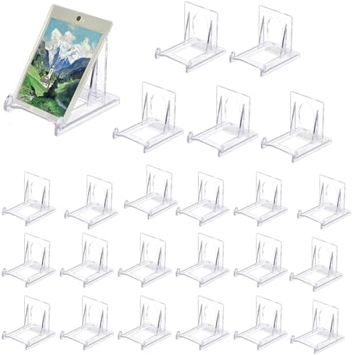 Adjustable Acrylic Display Easel Stand 24 Pieces