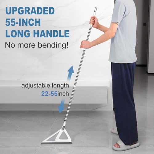 RONSUNG Rubber Squeegee Broom - Gray