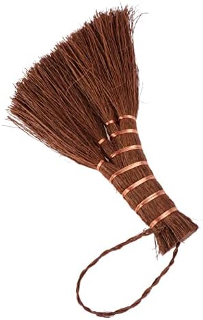 Gogogmee 1pc Natural Palm Broom - Compact Durable for Home Cleaning