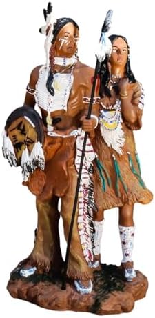 Ebros Gift Tribal Native American Warrior Wife Statue 125 Tall