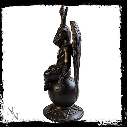Baphomet Horned Goat Solve et Coagula Statue 10 Inch