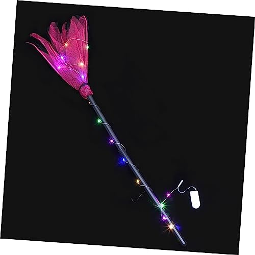 Ipetboom Halloween Witch Broom Decor Prop