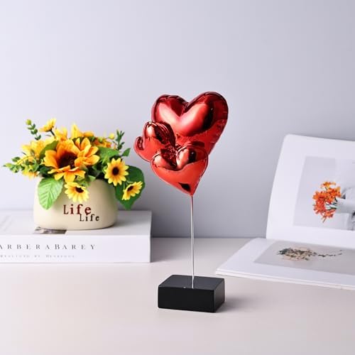SHENGTIAN Red Heart Sculpture Decor 1