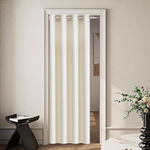 Velvet Door Curtain with Grommet for Privacy and Style