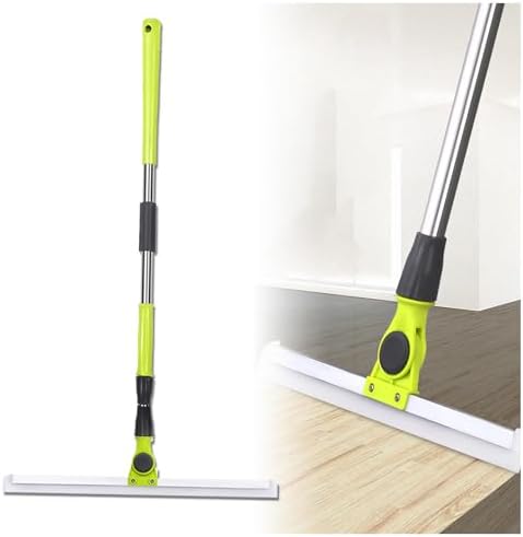 RRRYYYZZ Rubber Broom for Pet Hair and Large Floor Cleaning