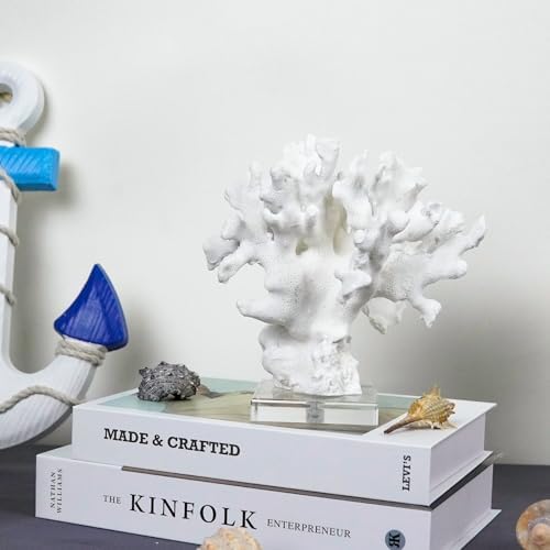 Artificial Coral Reef Decor White Statue RB1003W