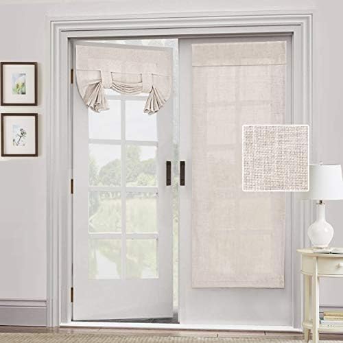 HVERSAILTEX Natural Linen French Door Curtains