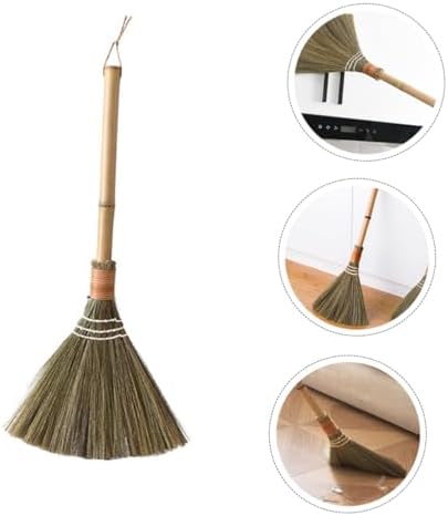 Beaupretty Handcrafted Bamboo Brush Broom