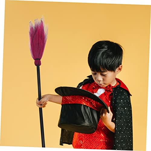 Ipetboom Halloween Witch Broom Decor Prop