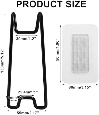 Litoexpe 5 Pcs Adjustable Metal Easel Backs