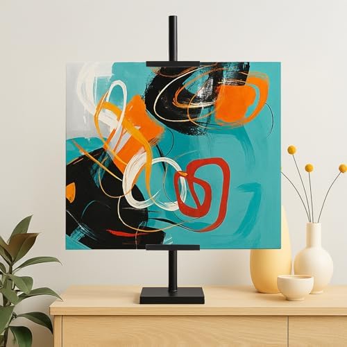 Tucnoeu Adjustable Metal Easel for Art and Photos