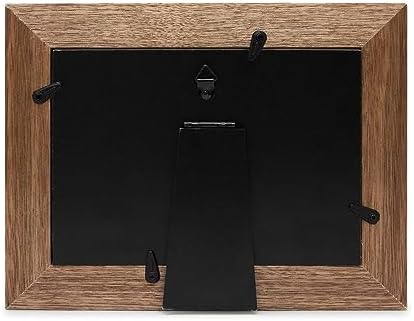Isaac Jacobs 5x7 Wood Sentiments Picture Frame with Easel and Hanging Tabs