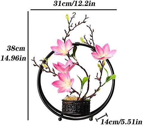 Artificial Magnolia Flower Set Tabletop Decor 1