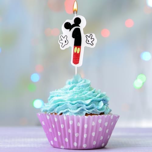 Mouse 1st Birthday Candle Decor Set 1
