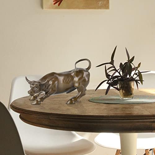 Fairyville Wall Street Bull Statue - 79 Inch Pure Copper Figurine