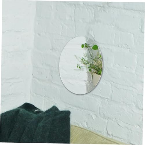 ZUNOXAZ Round Acrylic Mirror for Modern Wall Decor