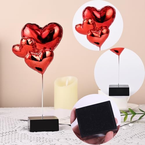 SHENGTIAN Red Heart Sculpture Decor 1