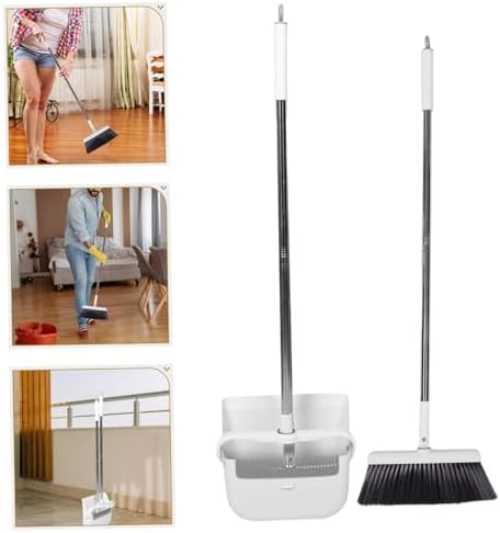 Beaupretty 1set Dustpan Broom Set with Long Handle