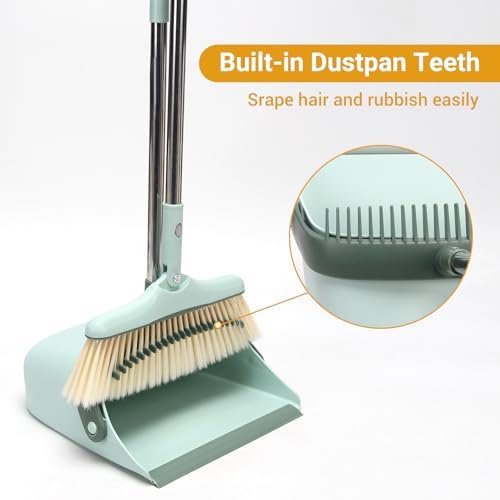 Sayene Angle Broom with Dustpan Combo Set