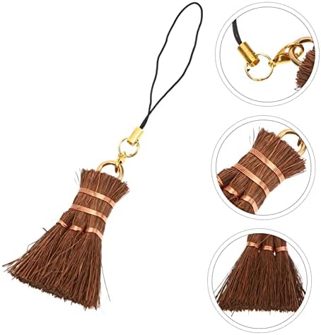 CLISPEED 1-Piece Mini Palm Broom for Cleaning