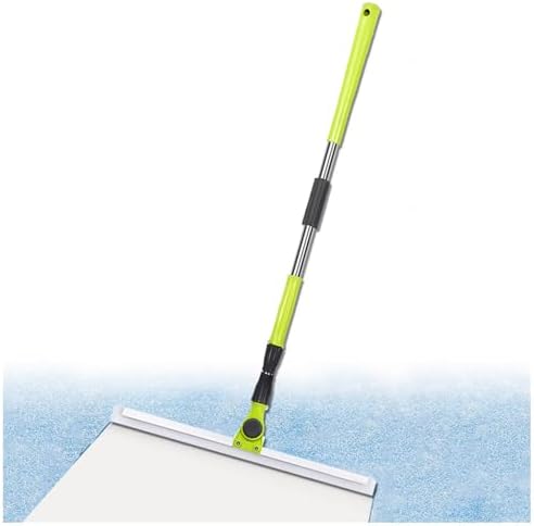 RRRYYYZZ Silicone Brooms for Floor Cleaning with 51cm Handle and Dustpan